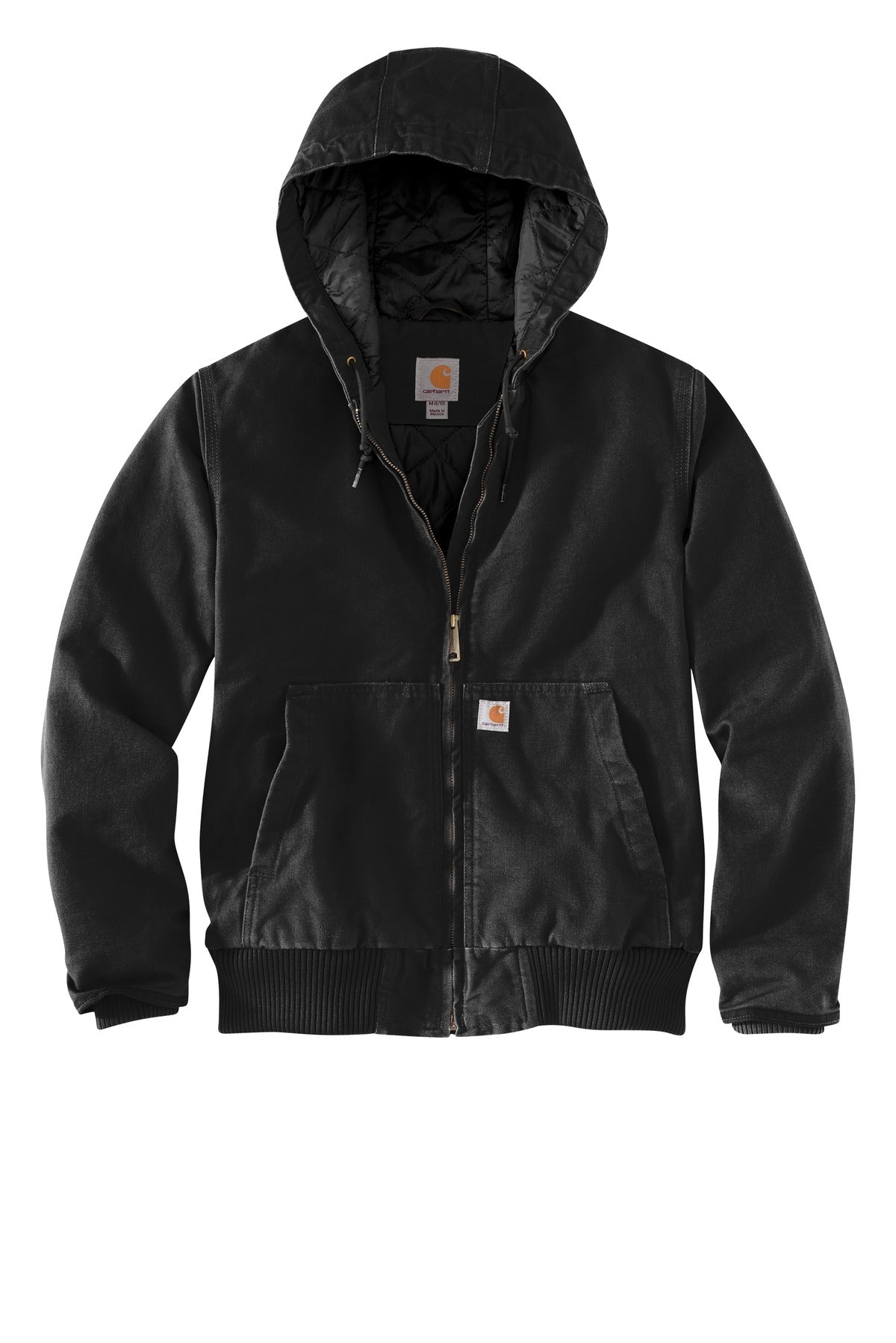 Carhartt  Women's Washed Duck Active Jac — CT104053 — Black flat front