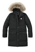 Carhartt  Women's Montana Insulated Hooded Coat CT105 — CT105456 — Black flat front