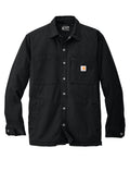 Carhartt  Rugged Flex  Fleece-Lined Shirt Jac — CT105532 — Black flat front