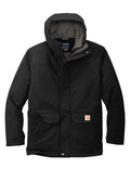 Carhartt  Super Dux  Insulated Hooded Coat CT1 — CT105533 — Black flat front