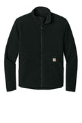 Carhartt  Textured Full-Zip Fleece Jacket — CT106416 — Black flat front