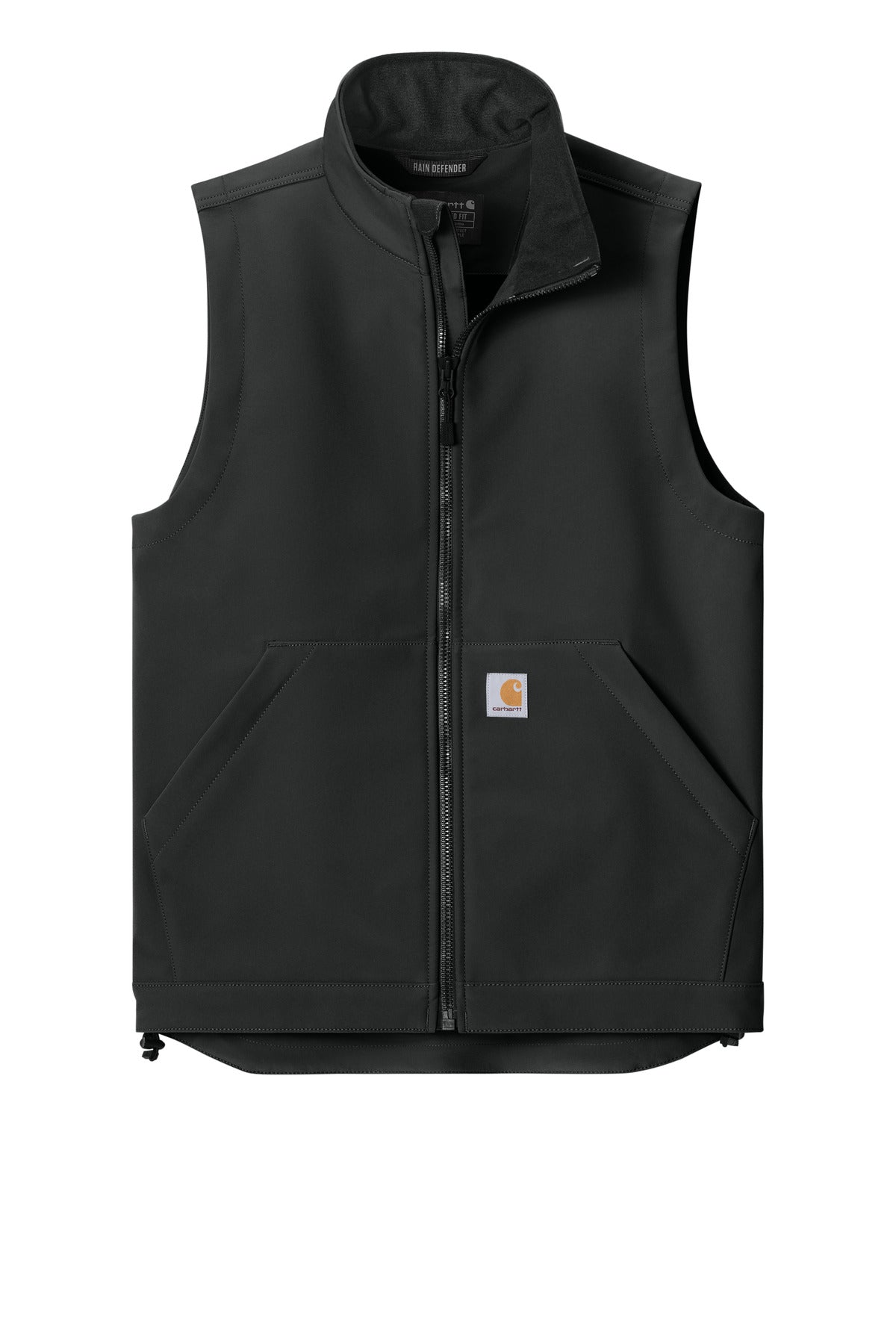 Carhartt  Rain Defender  Soft Shell Vest CT106 — CT106439 — Black flat front