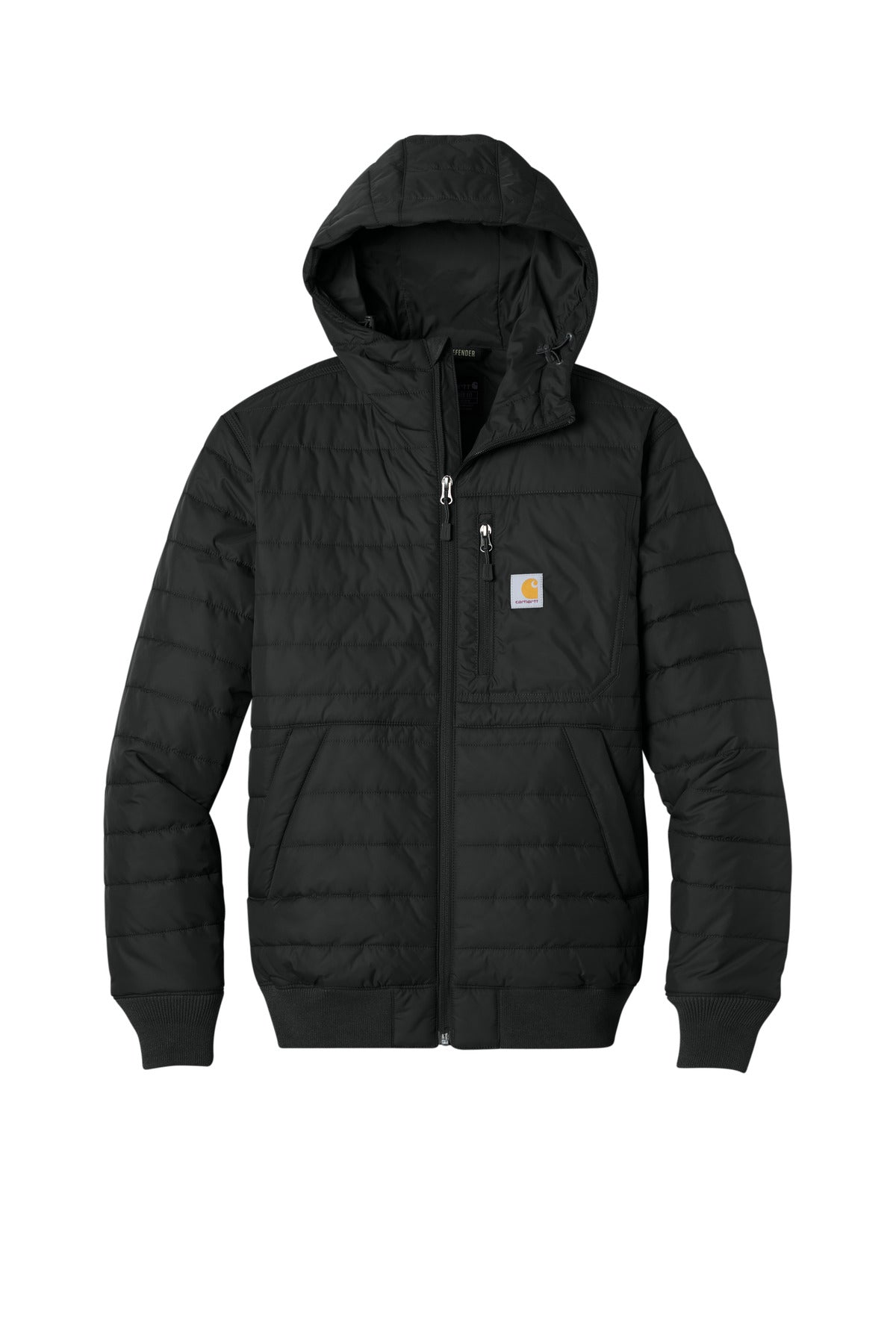 Carhartt  Gilliam Insulated Hooded Jacket — CT106543 — Black flat front