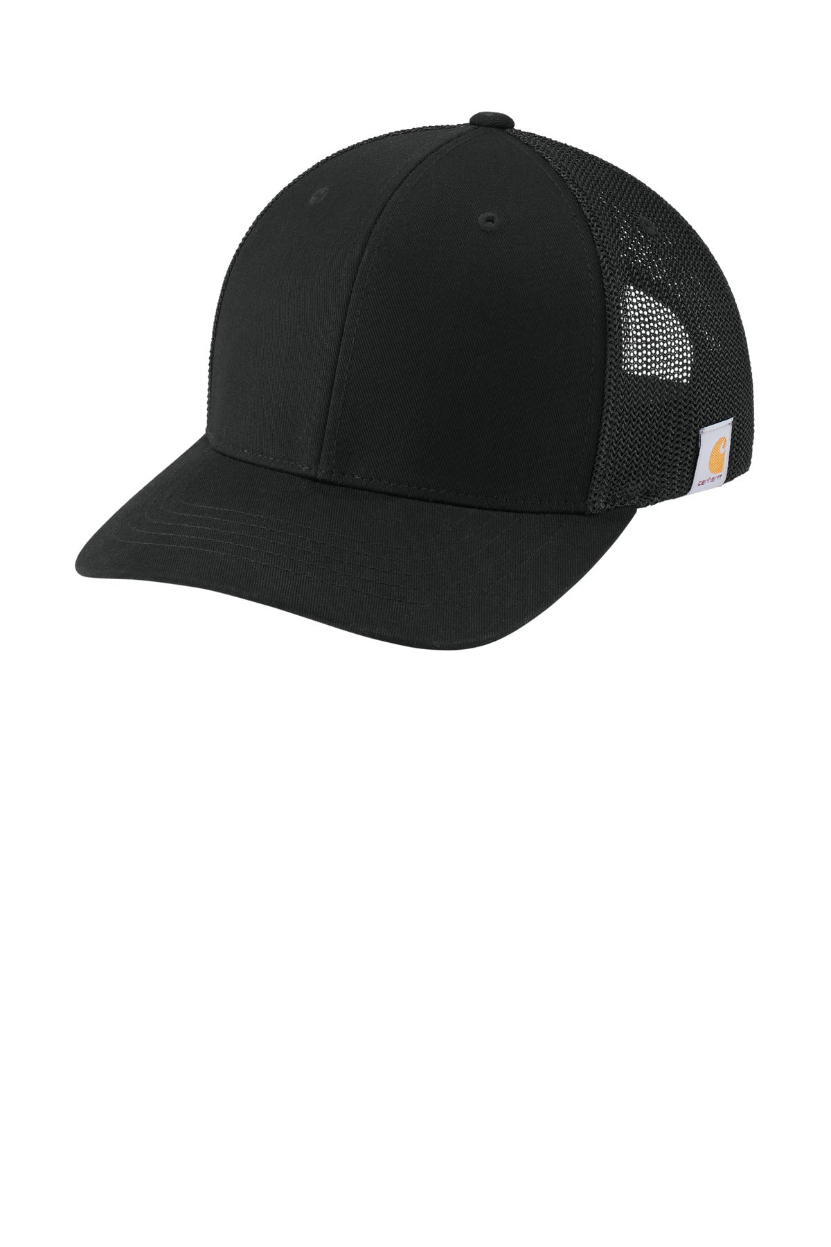 Carhartt  Flexfit 110  Mesh Back Cap — CT106577 — Black flat front