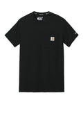Carhartt Force  Short Sleeve Pocket T-Shirt — CT106652 — Black flat front