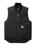 Carhartt  Duck Vest — CT106676 — Black flat front
