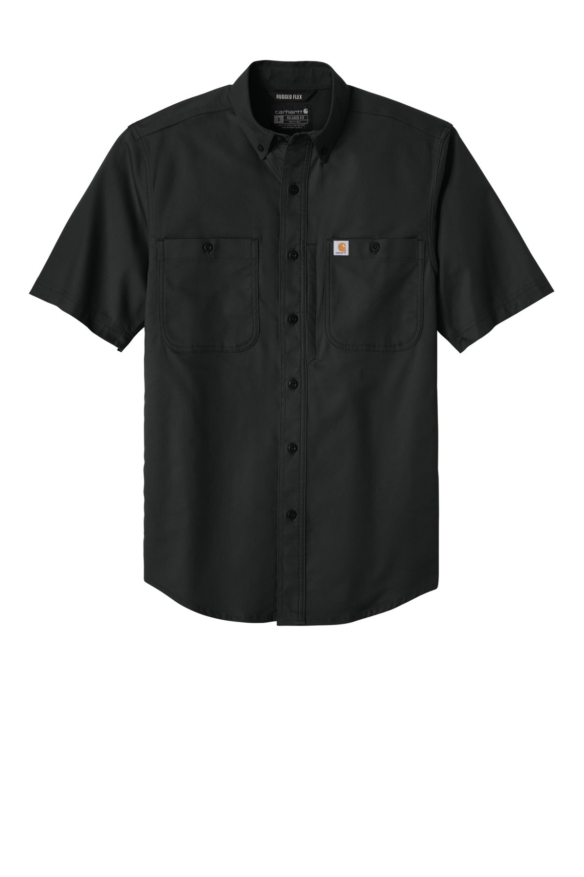 Carhartt  Rugged Professional Series Short Sle — CT106688 — Black flat front