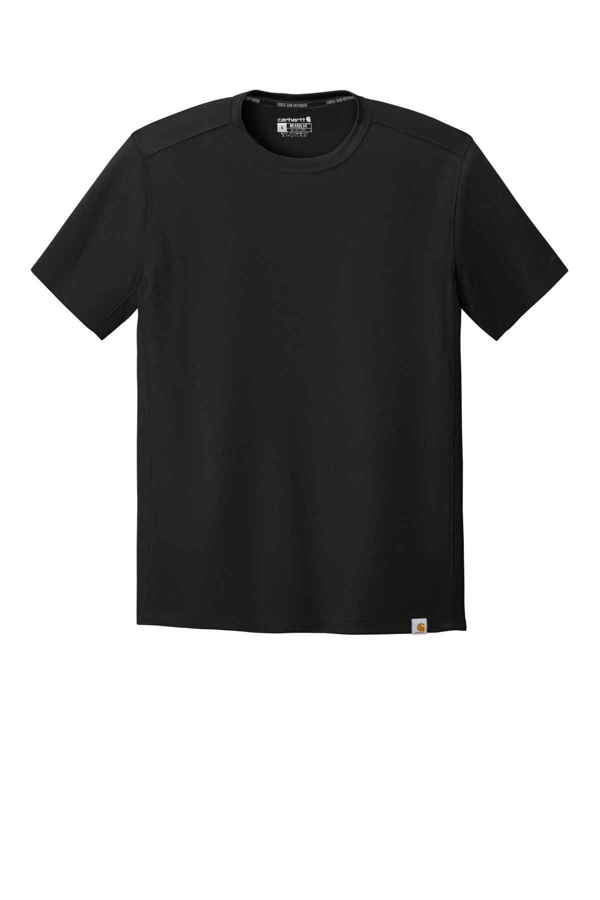 Carhartt Force  Sun Defender  Short Sleeve T-S — CT106868 — Black flat front