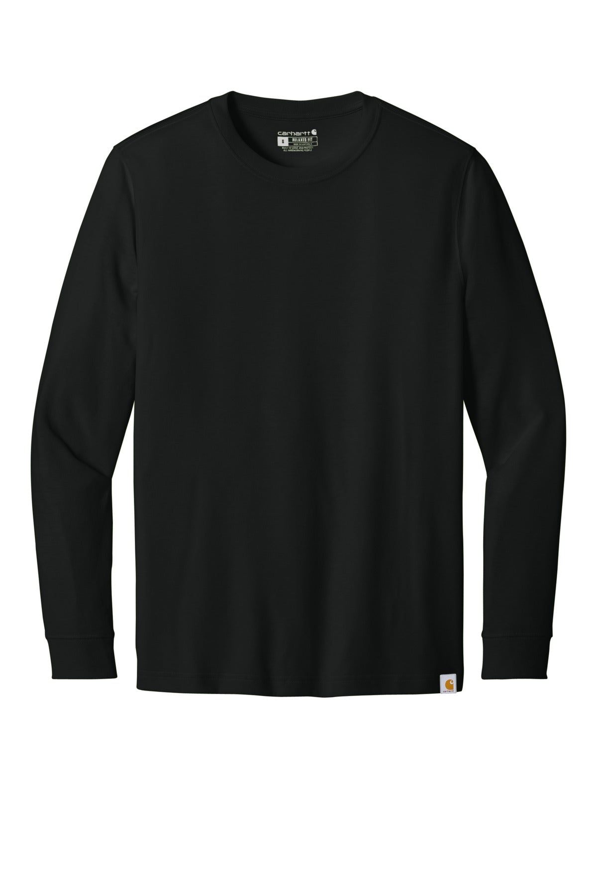 Carhartt  Long Sleeve T-Shirt — CT106921 — Black flat front