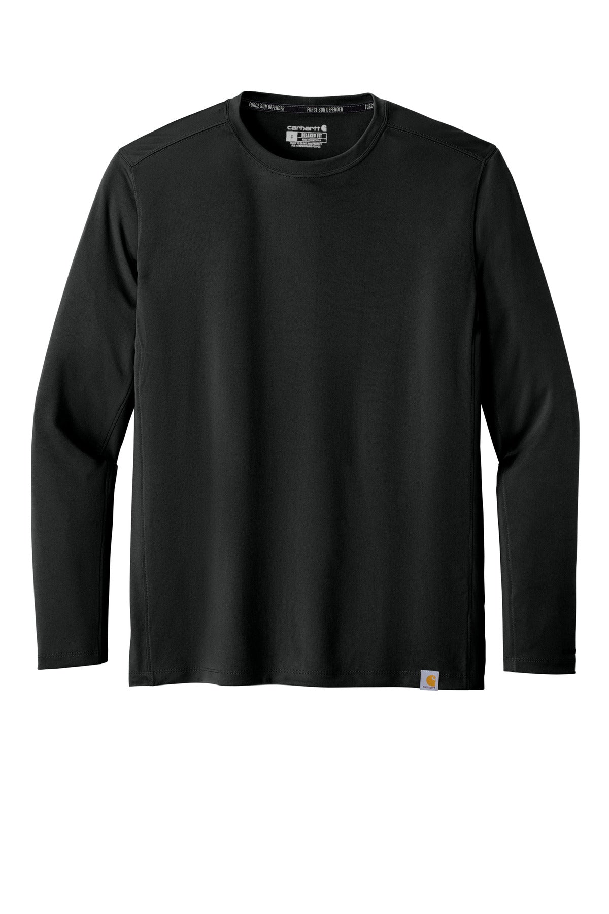 Carhartt Force  Sun Defender  Long Sleeve T-Sh — CT106972 — Black flat front
