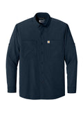 Carhartt Force  Sun Defender  Long Sleeve Shir — CT107106 — Navy flat front