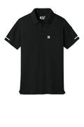 Carhartt  FLD & RSCU Polo — CTC16119 — Black flat front