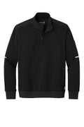 Carhartt FLD & RSCU Reflective Half-Zip Pullover — CTC86912 — Black flat front