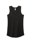 District Women's Tri-Blend Racerback Tank — DM138L — Black flat front