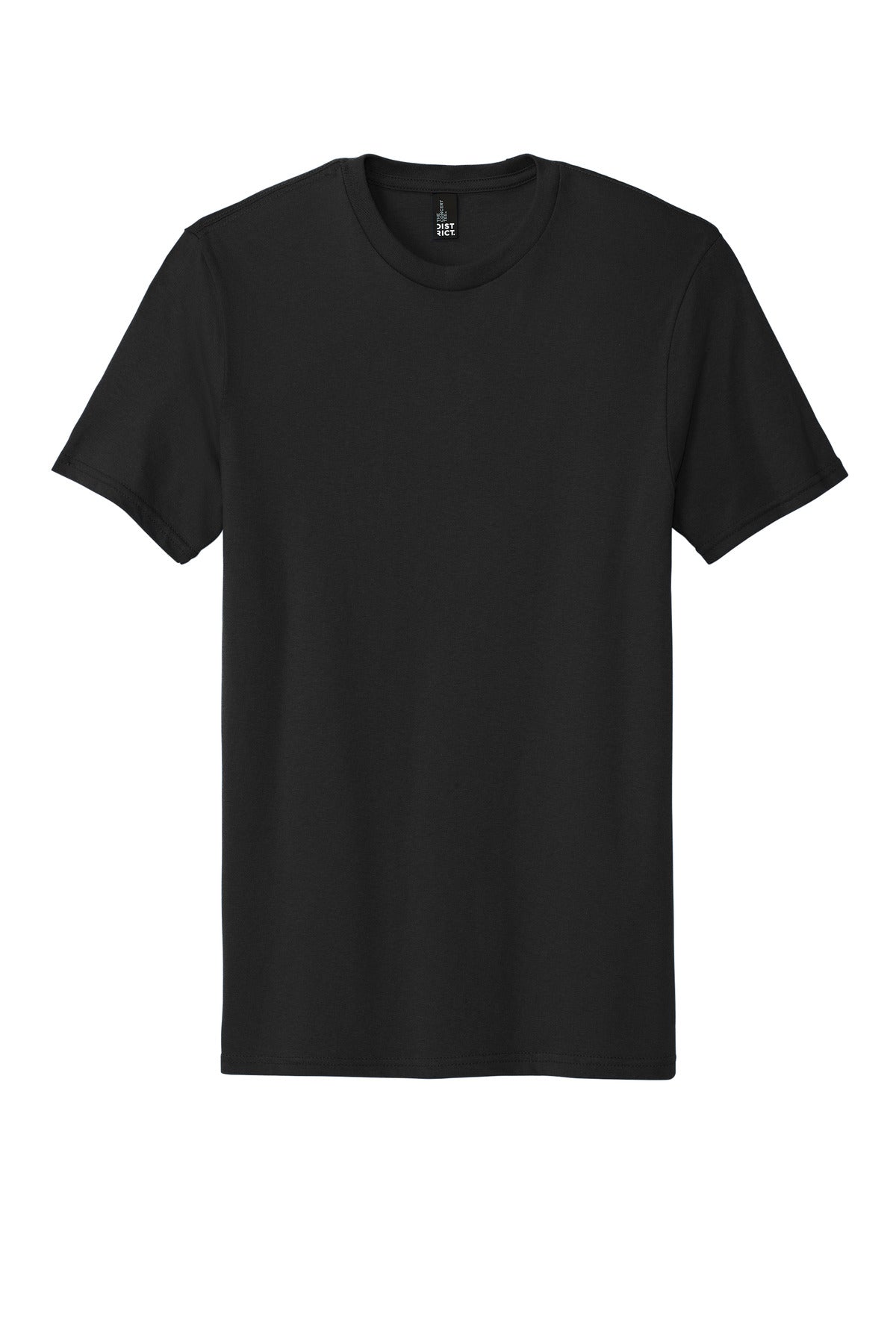 District Concert T-shirt — DT5000 — Black flat front