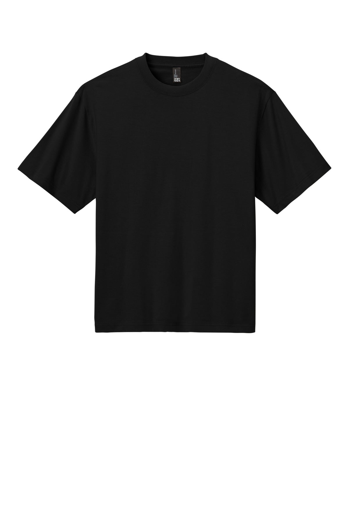 District V.I.T. Heavyweight T-shirt — DT6065 — Black flat front