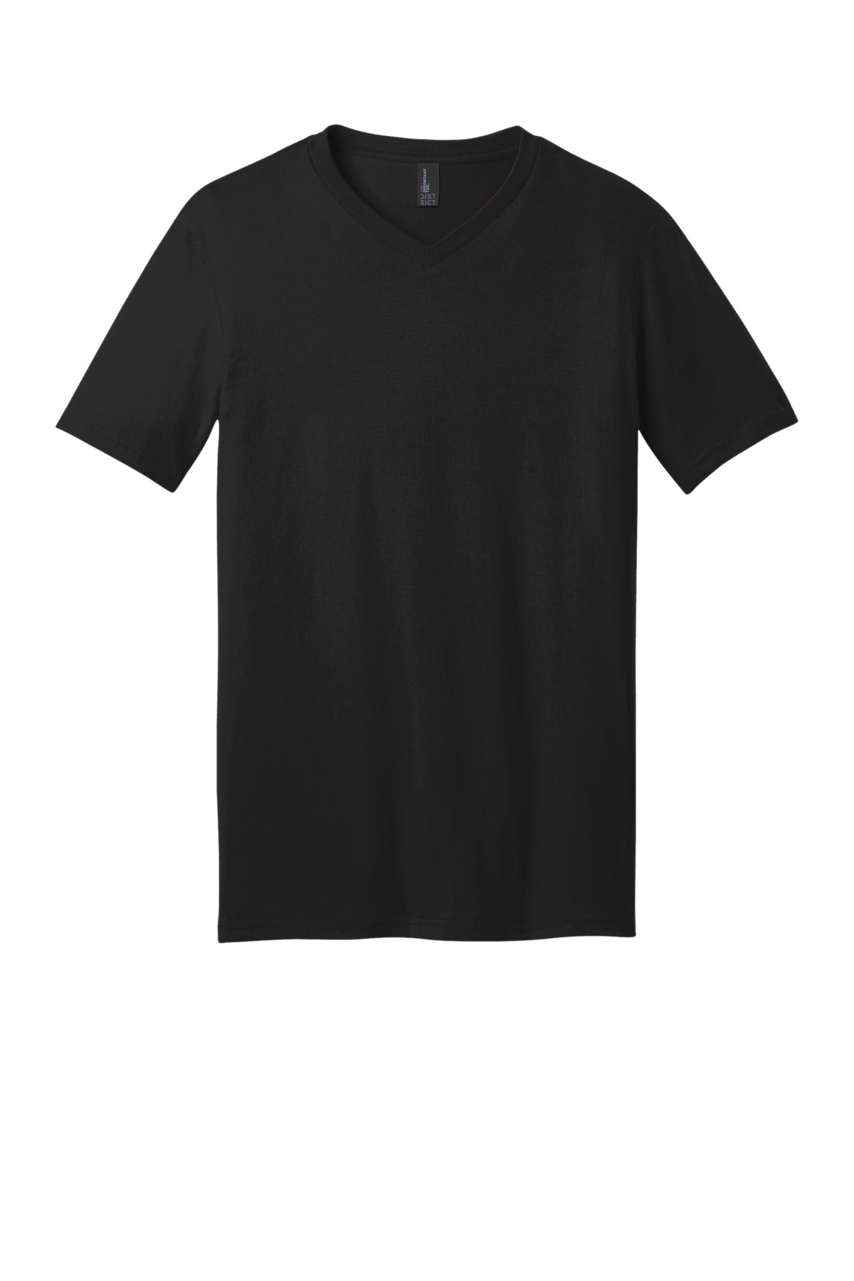 District V.I.T. V-Neck T-shirt — DT6500 — Black flat front