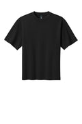 District Gritty Heavyweight Drop Shoulder T-shirt — DT7075 — Black flat front