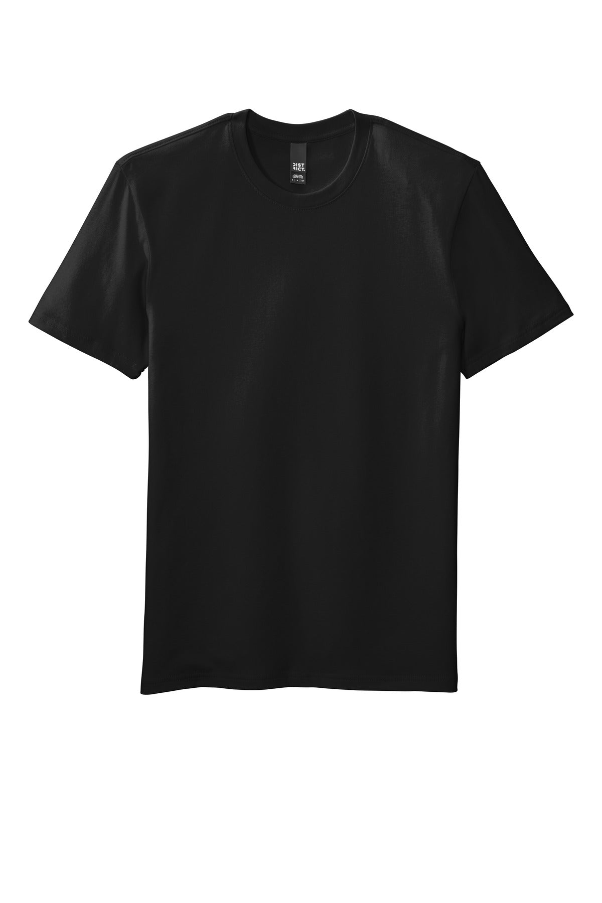District Flex T-shirt — DT7500 — Black flat front