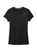 Nike Women's Team rLegend Tee — DV7312 — Black flat front