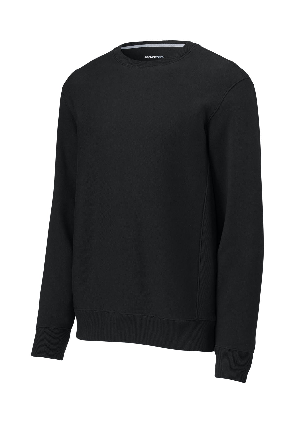 Sport-Tek Super Heavyweight Crewneck Sweatshirt — F280 — Black flat front