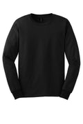 Gildan Ultra Cotton Long Sleeve T-shirt — G2400 — Black flat front
