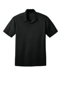 Port Authority Tall Silk Touch Performance Polo - Printed — TLK540 — Black flat front