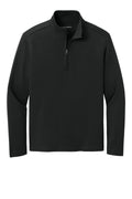 Port Authority Breakwater Lightweight Quarter Zip Pullover — K820 — Deep Black flat front