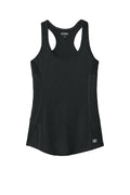 OGIO Women's Endurance Pulse Racerback Tank — LOE322 — Blacktop flat front