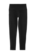 Sport-Tek Women's High Rise Legging — LPST891 — Black flat front