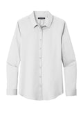 Port Authority Women's SuperPro React Dress Shirt — LW808 — White flat front