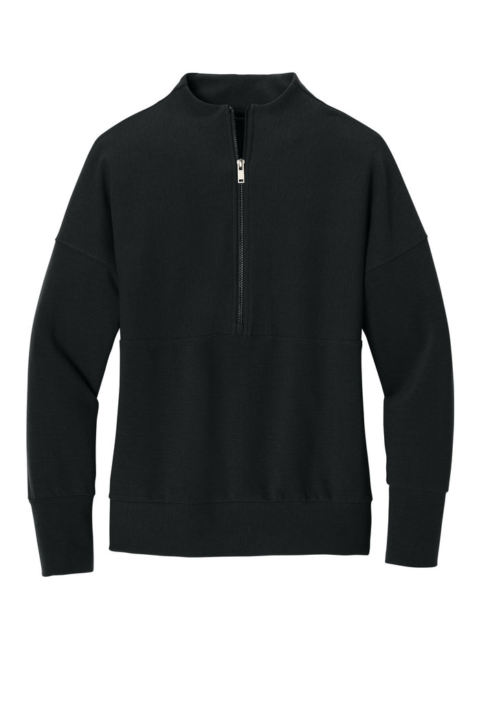 Mercer+Mettle Women's Linear Texture Quarter Zip Sweatshirt — MM3041