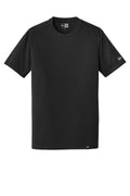 New Era Heritage Blend T-shirt — NEA100 — Black flat front