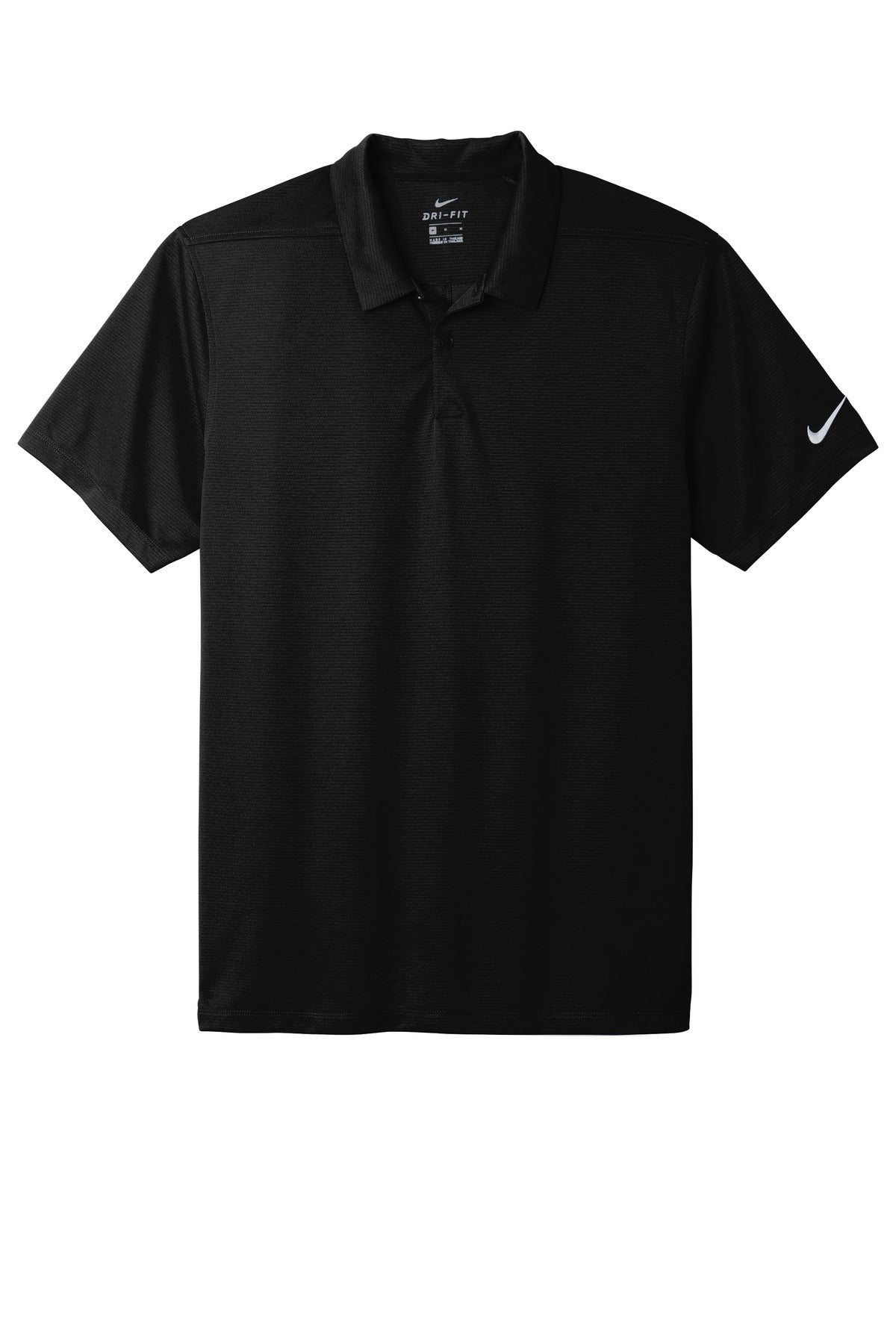 Nike Dry Essential Solid Polo — NKBV6042 — Black flat front
