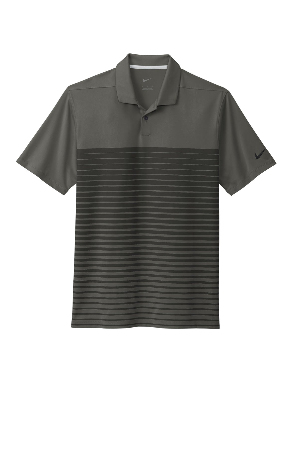 Nike Dri-FIT Vapor Block Polo — NKDC2114 — Anthracite flat front