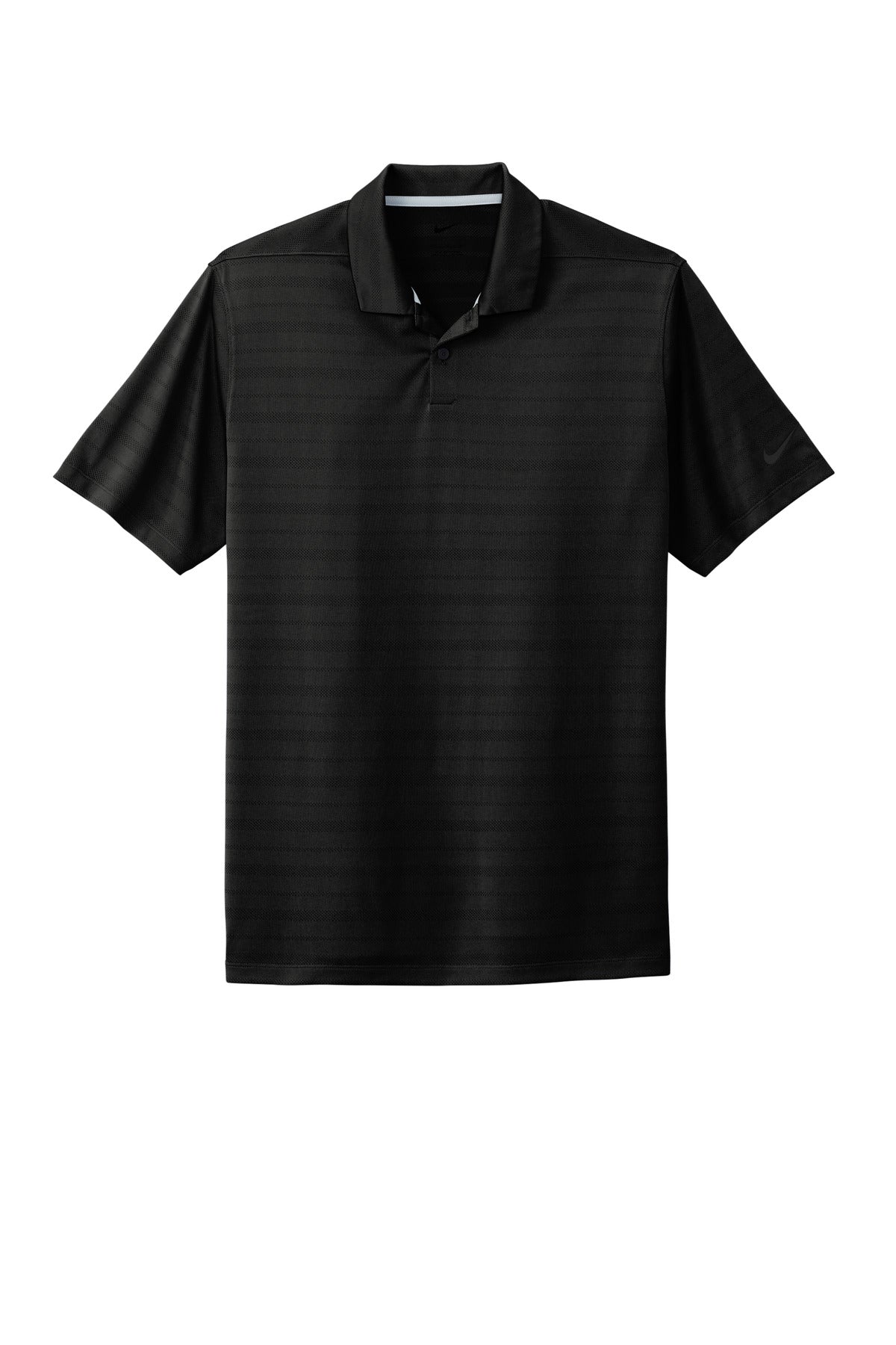 Nike Dri-FIT Vapor Jacquard Polo — NKDC2115 — Black flat front