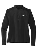 Nike Women's Dri-FIT Element 1/2-Zip Top — NKDH4951 — Black flat front
