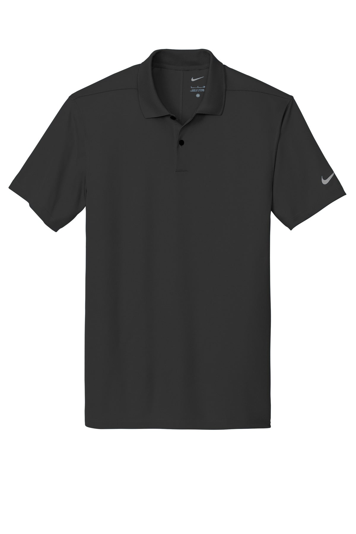 Nike Victory Solid Polo — NKDX6684 — Black flat front