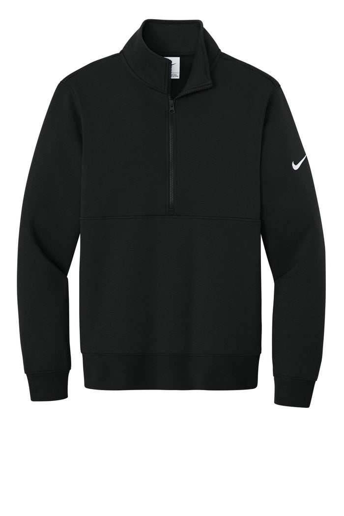 Nike Club Swoosh Sleeve Quarter Zip Sweatshirt — NKDX6718