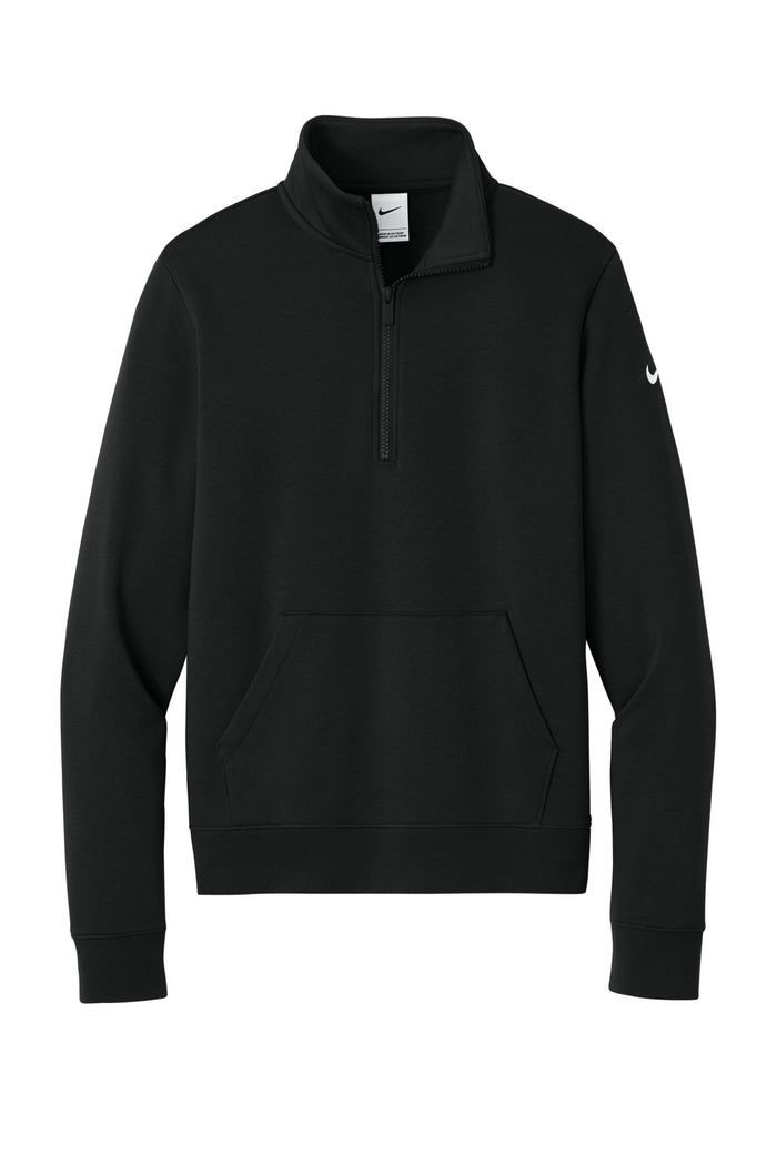 Nike Women's Club Fleece Sleeve Swoosh 1/2-Zip — NKDX6720