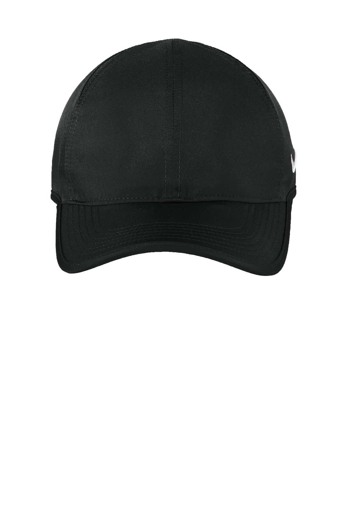 Nike Featherlight Hat — NKFB5666 — Black flat front