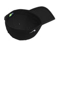Nike Heritage Cotton Twill Cap — NKFB5677 — Black flat front
