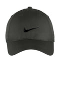 Nike Dri-FIT Swoosh Performance Cap — NKFB6450 — Black flat front