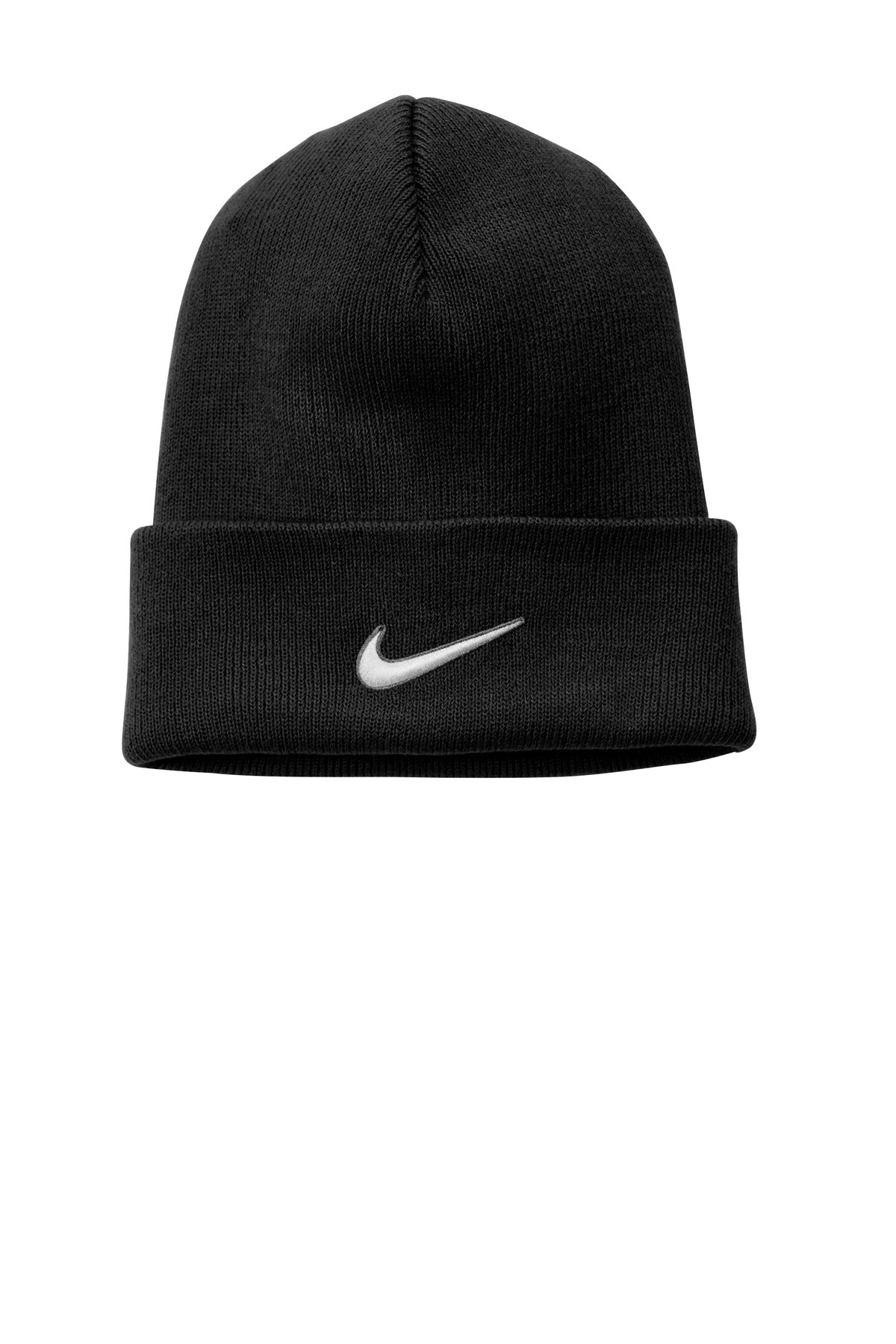 Nike Team Cuffed Beanie — NKFB6539 — Black flat front