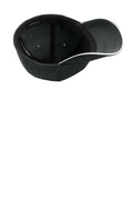 Nike Dri-FIT Stretch Mesh Sandwich Bill Cap — NKFD9718 — Anthracite/ White flat front