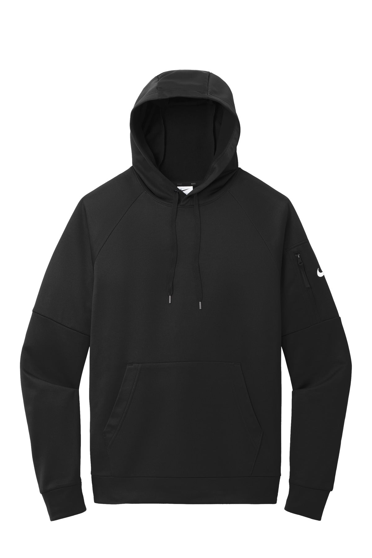 Nike Therma-Fit Pocket Performance Pullover Hoodie — NKFD9735 — Black flat front
