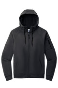 Nike Therma-Fit Pocket Performance Zip Hoodie — NKFD9859 — Black flat front