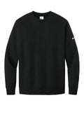 Nike Club Fleece Sleeve Swoosh Crewneck Sweatshirt — NKFD9863 — Black flat front