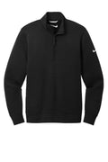 Nike Dri-FIT Corporate Half Zip Performance Sweatshirt — NKFD9892 — Black flat front