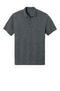 Nike Dri-FIT Smooth Heather Polo — NKFQ4794 — Anthracite Heather flat front